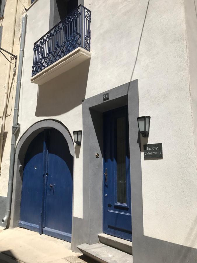 La Jolie Vigneronne Villa Marseillan  Bagian luar foto